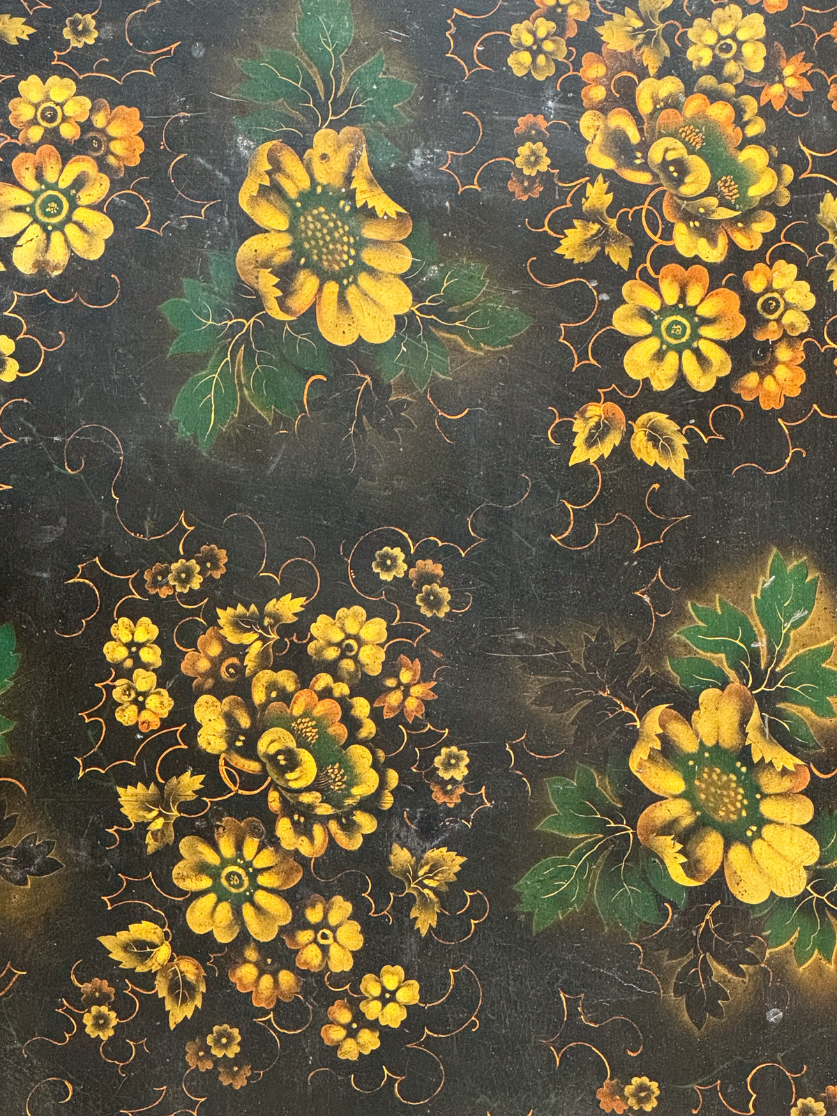 A Regency Papier Mâché Tray