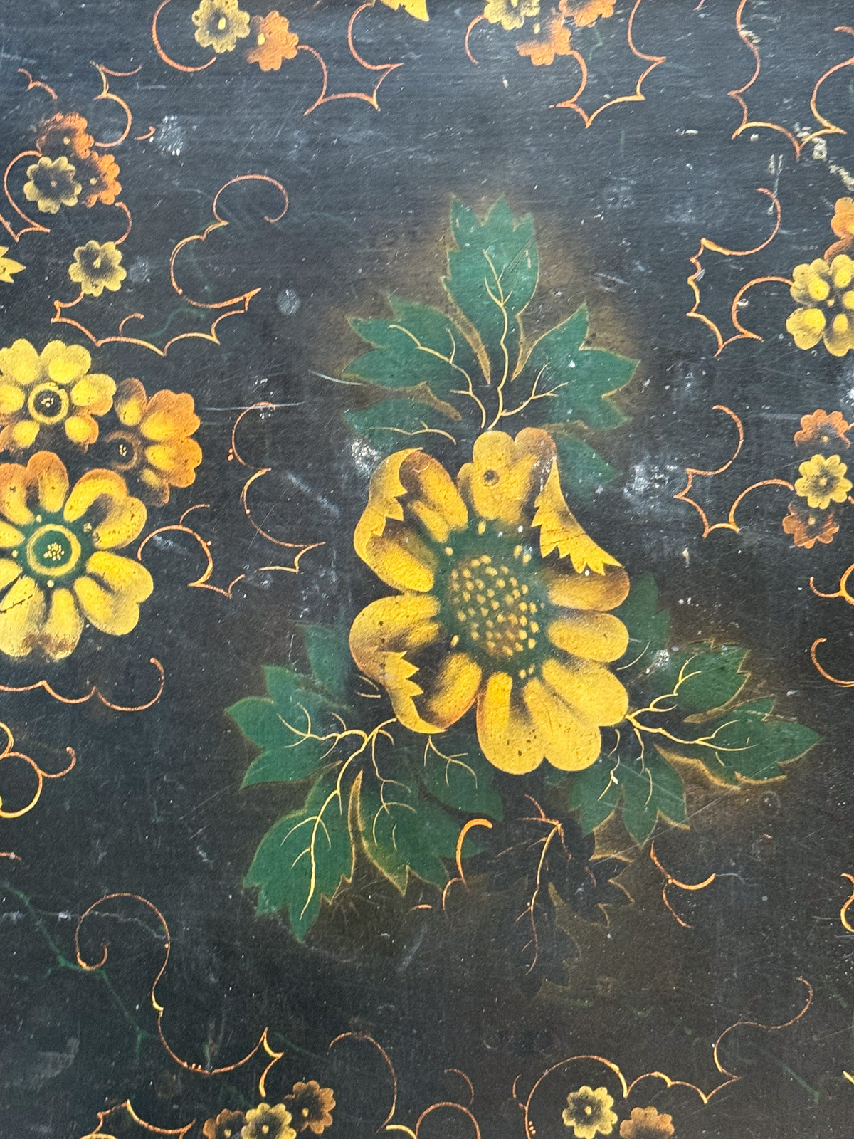A Regency Papier Mâché Tray