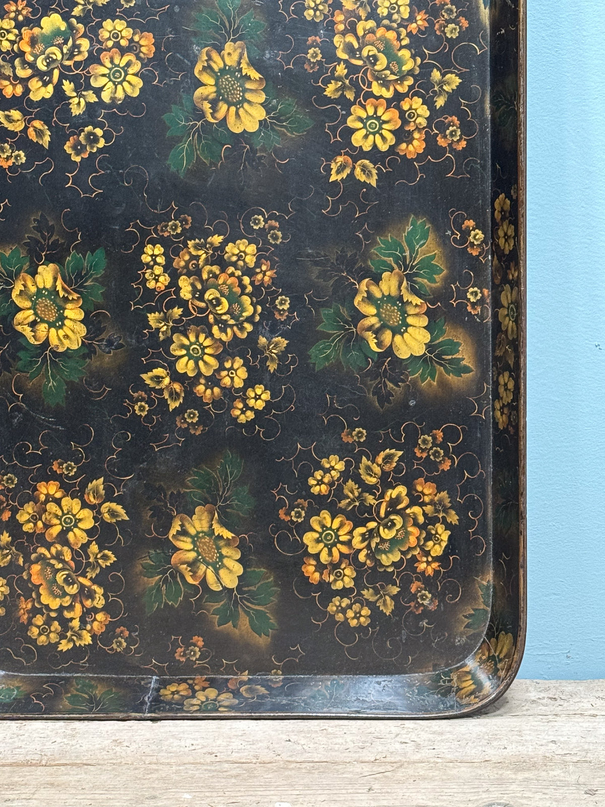 A Regency Papier Mâché Tray