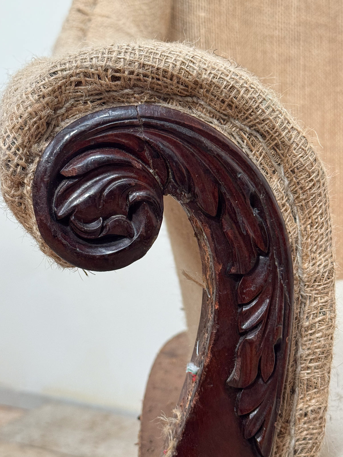 A Regency Rosewood Bergére Library Chair