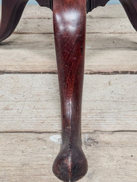 A George III Mahogany Table with Needlepoint