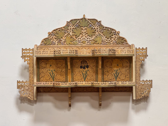 An Exceptional Set of 19th Century Kashmiri Wall Hung Shelves