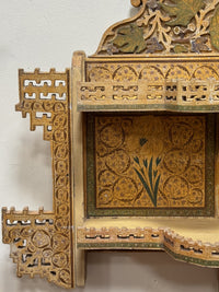 An Exceptional Set of 19th Century Kashmiri Wall Hung Shelves