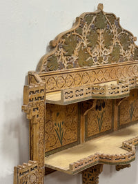An Exceptional Set of 19th Century Kashmiri Wall Hung Shelves