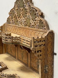 An Exceptional Set of 19th Century Kashmiri Wall Hung Shelves