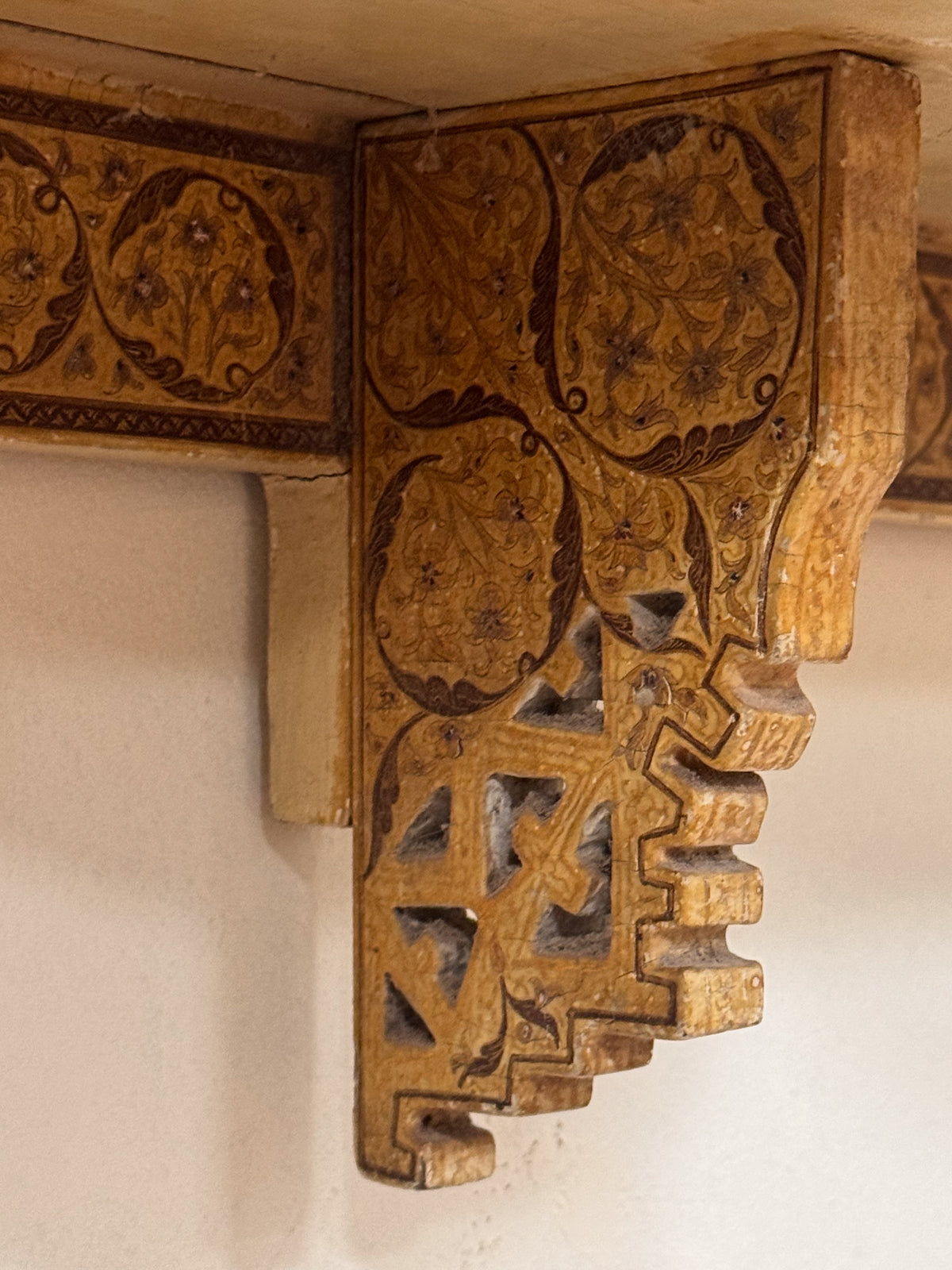 An Exceptional Set of 19th Century Kashmiri Wall Hung Shelves