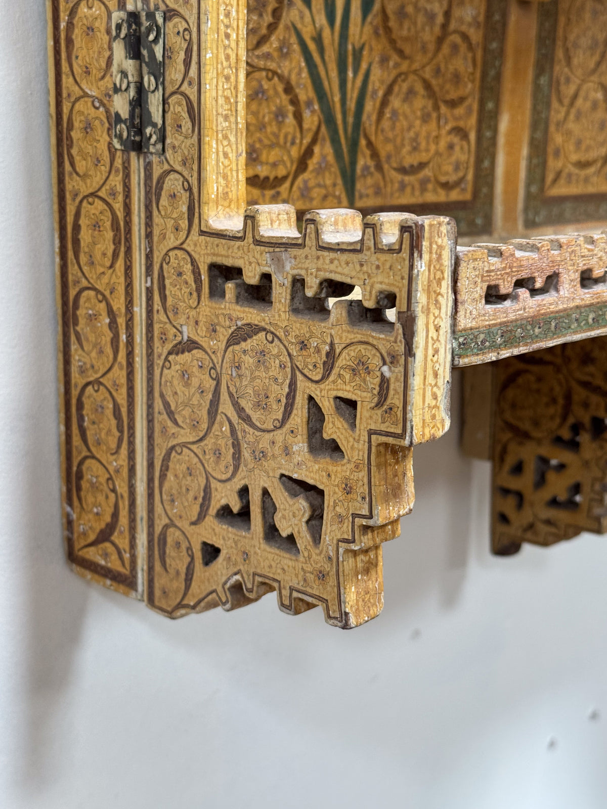 An Exceptional Set of 19th Century Kashmiri Wall Hung Shelves