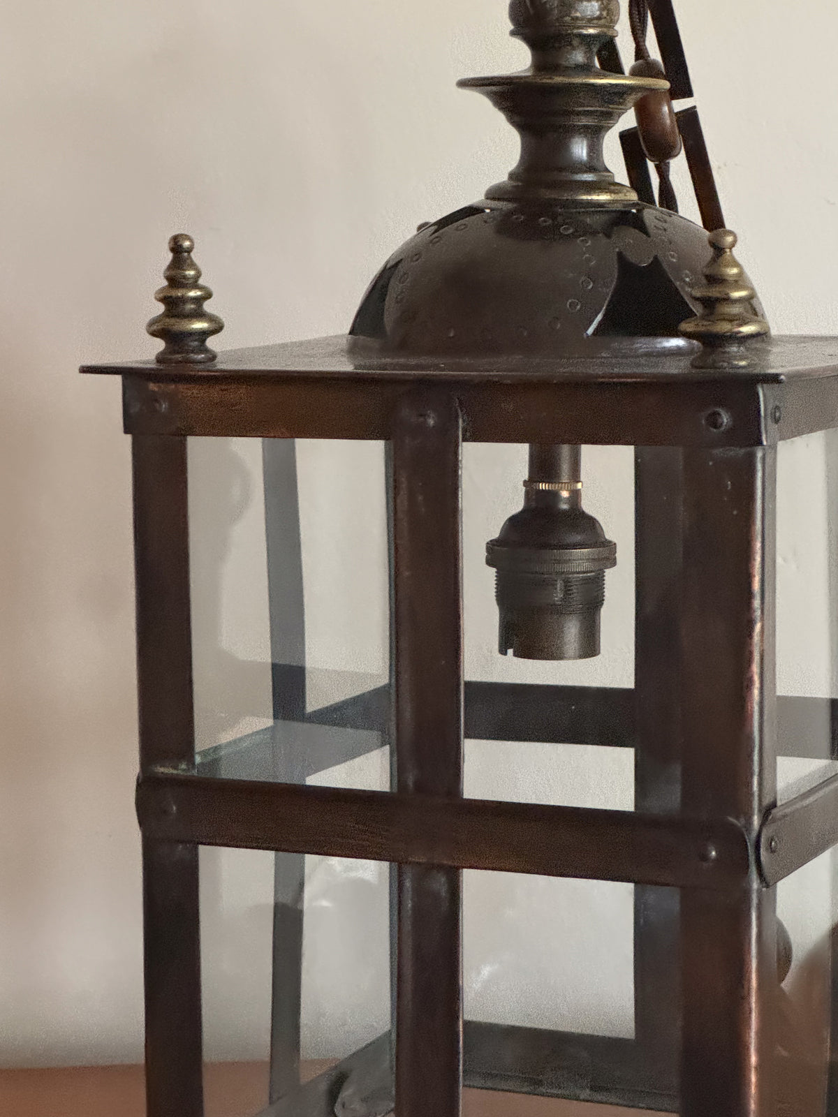 An Arts & Crafts Copper & Brass Lantern