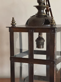 An Arts & Crafts Copper & Brass Lantern