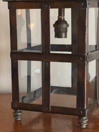 An Arts & Crafts Copper & Brass Lantern