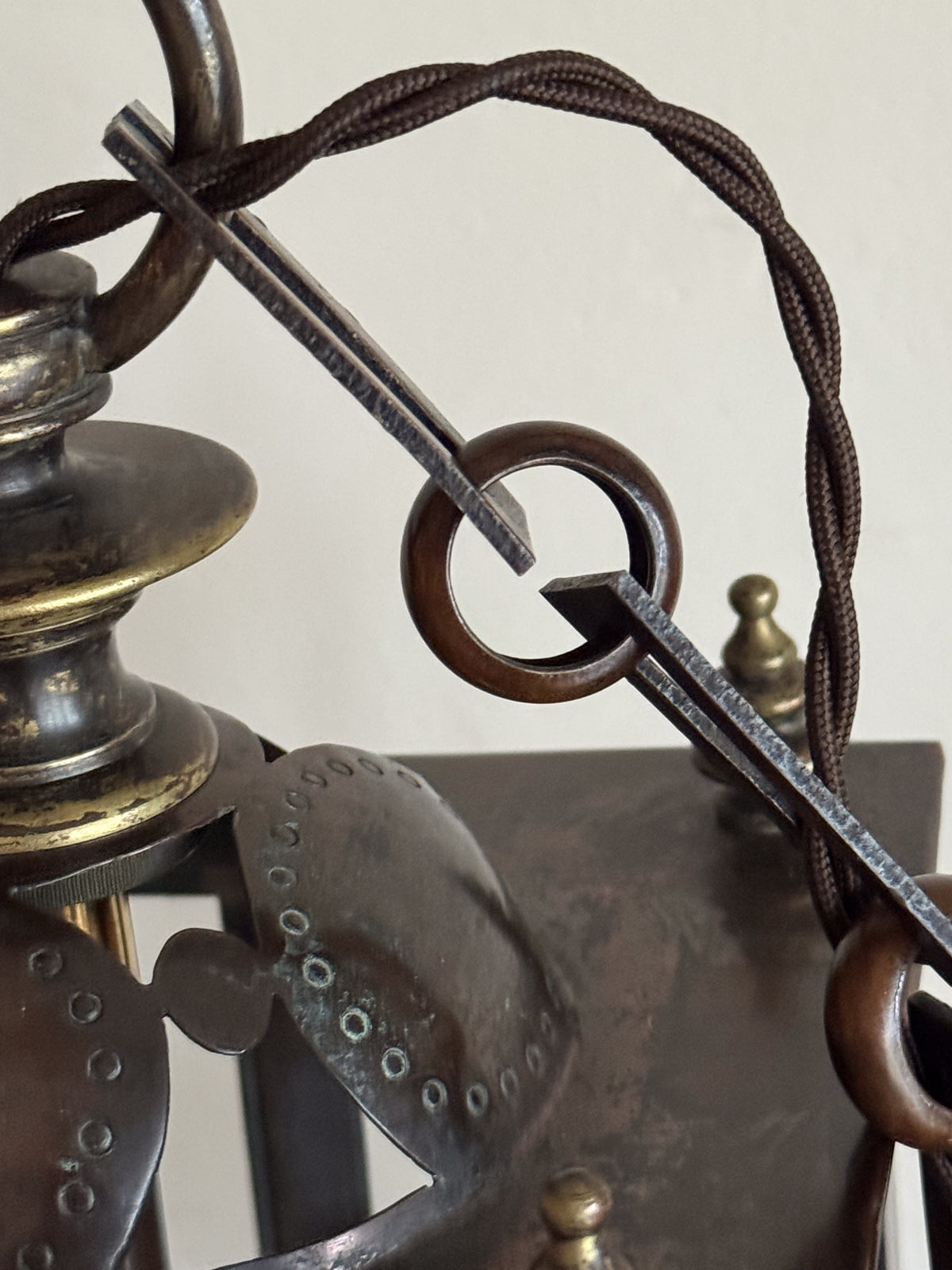 An Arts & Crafts Copper & Brass Lantern