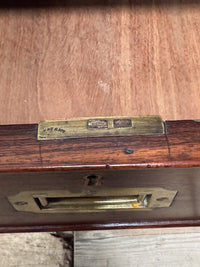 A Mid 19th Century Padouk Campaign Desk