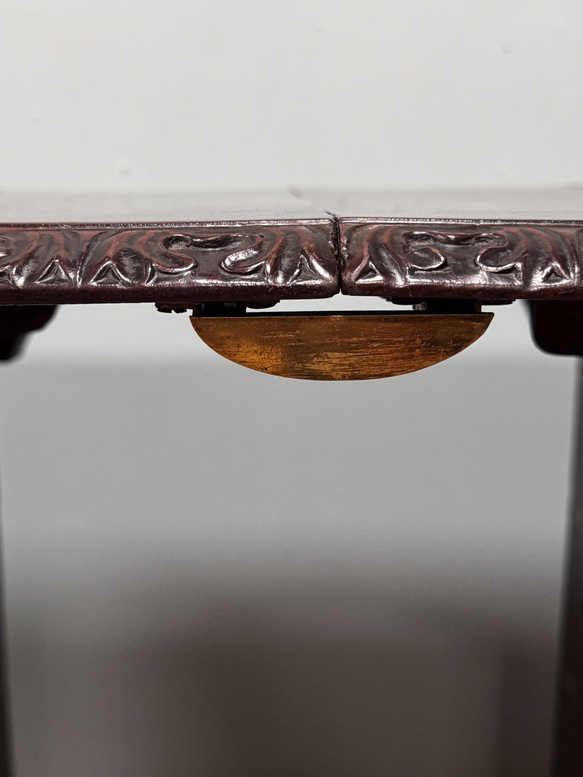 A Mid 19th Century Padouk Campaign Desk