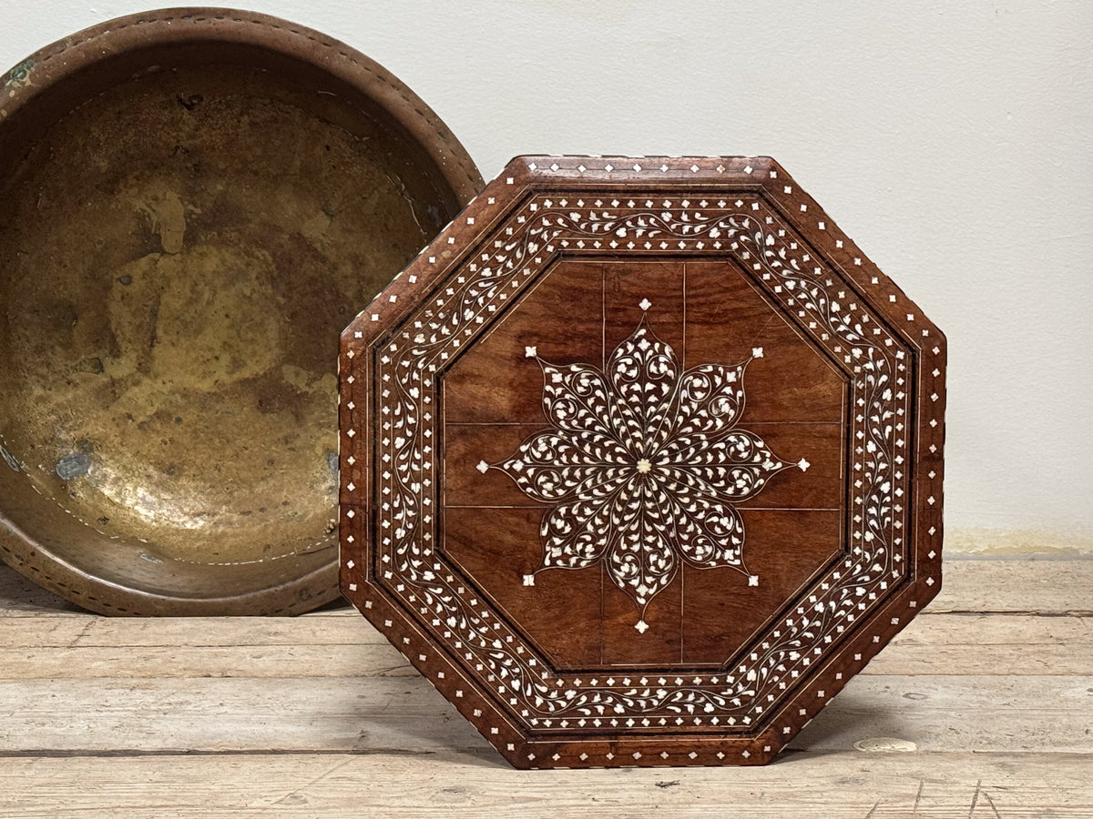 A Late 19th Century Inlaid Hoshiarpur Table