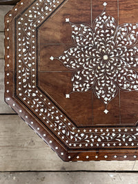 A Late 19th Century Inlaid Hoshiarpur Table