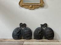 A Pair of Irish 19th Century Heraldic Shields