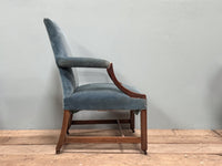 A Late 19th Century Mahogany Gainsborough Chair