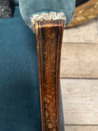 A Late 19th Century Mahogany Gainsborough Chair