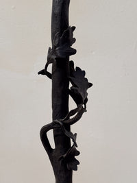 An Exceptional Art Nouveau Wrought Iron Tree Lamp