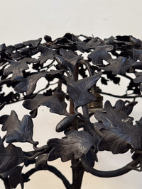 An Exceptional Art Nouveau Wrought Iron Tree Lamp