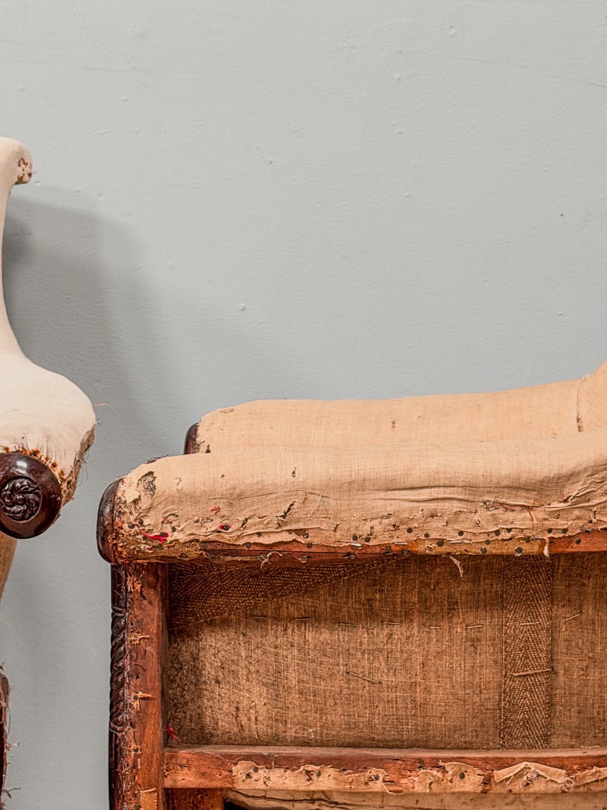 A Matched Pair of Regency Rosewood Library Chairs