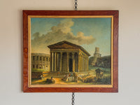 An Early 19th Century Capriccio Oil Painting after Hubert Robert (1733-1808)
