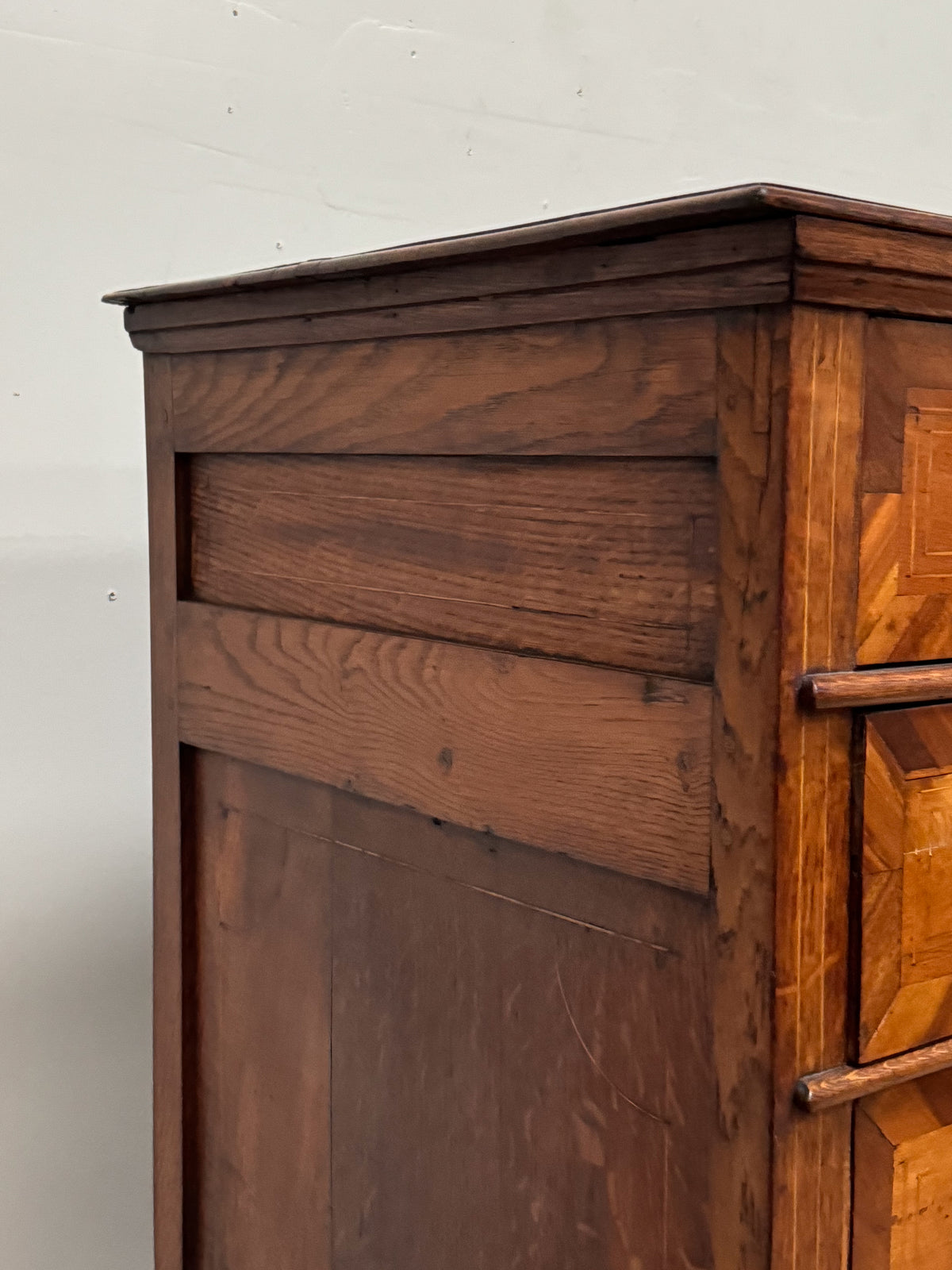 A William & Mary Period Oak Inlaid Chest of Drawers