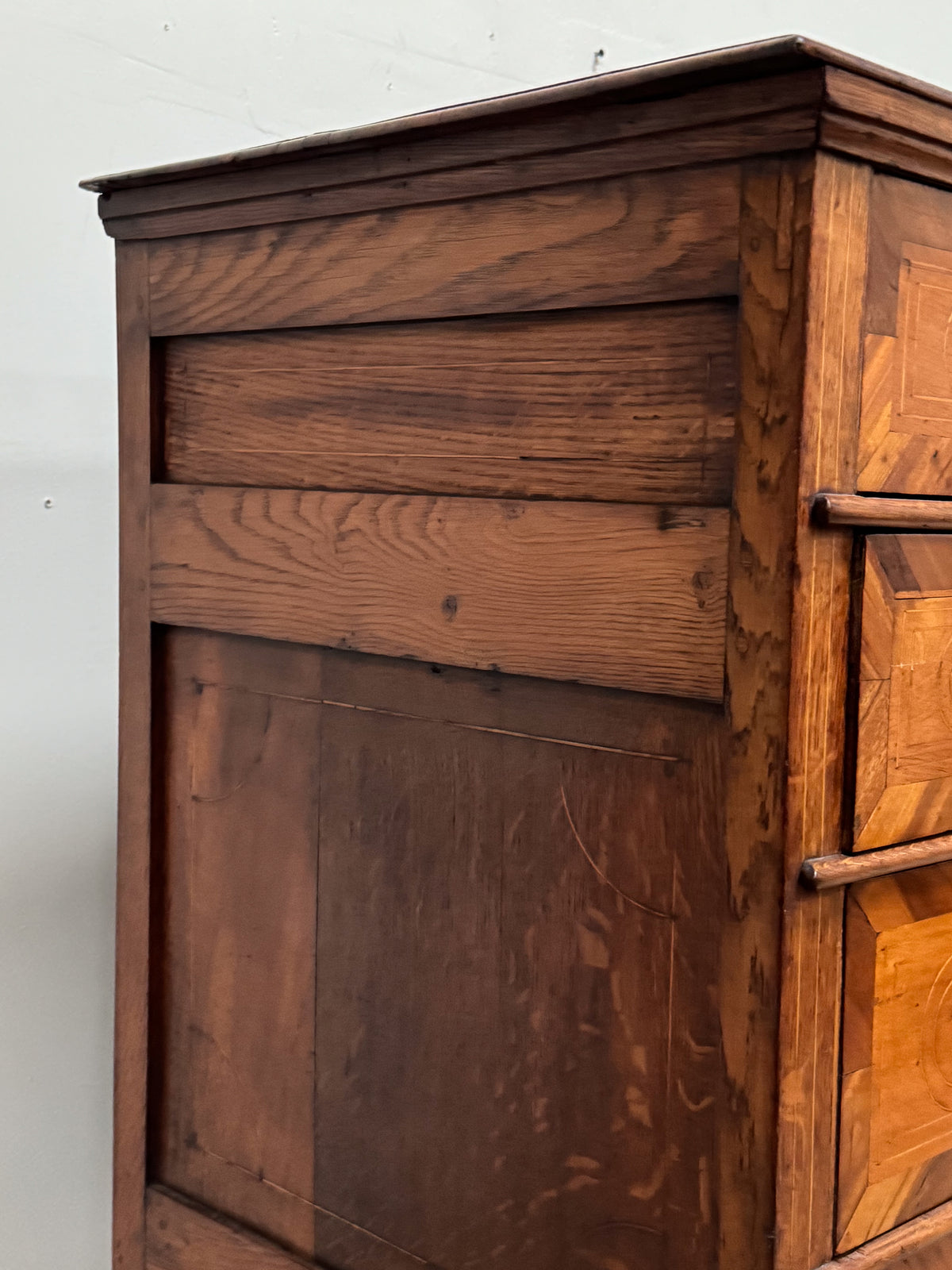 A William & Mary Period Oak Inlaid Chest of Drawers