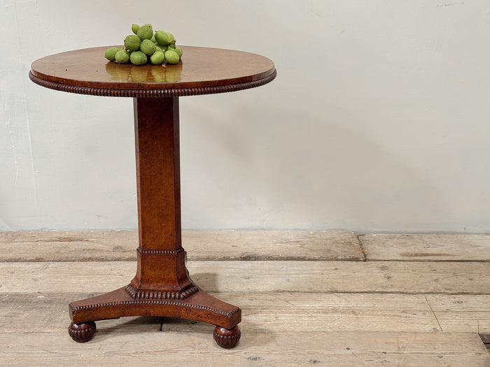 A Regency Burr Elm Pedestal Table
