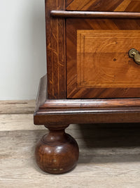 A William & Mary Period Oak Inlaid Chest of Drawers