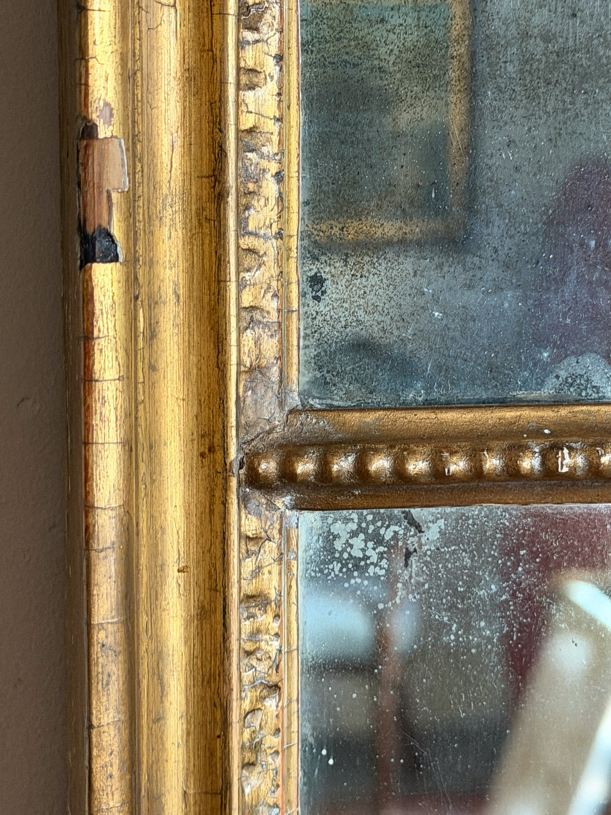 A George III Giltwood Border Mirror