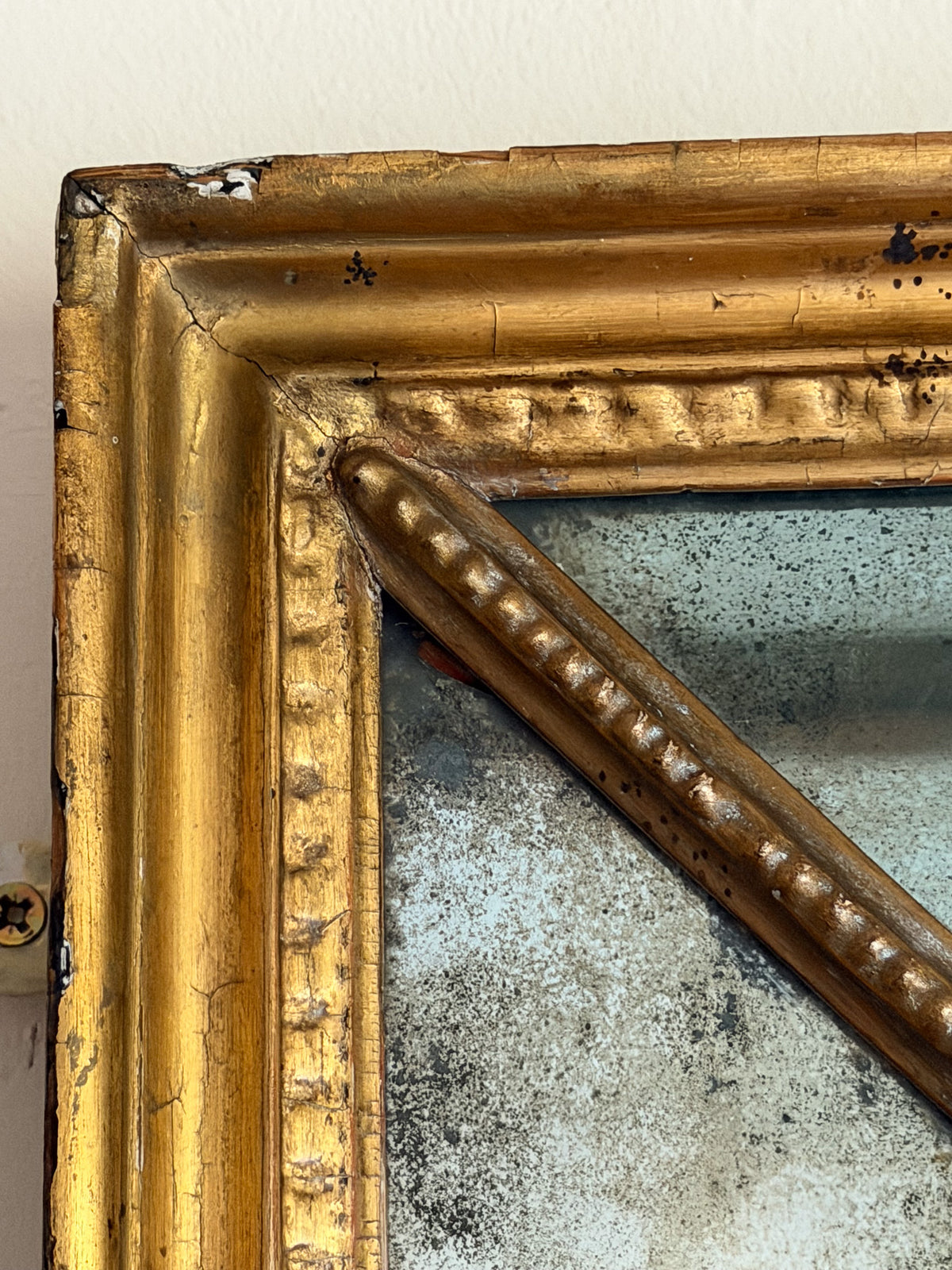 A George III Giltwood Border Mirror