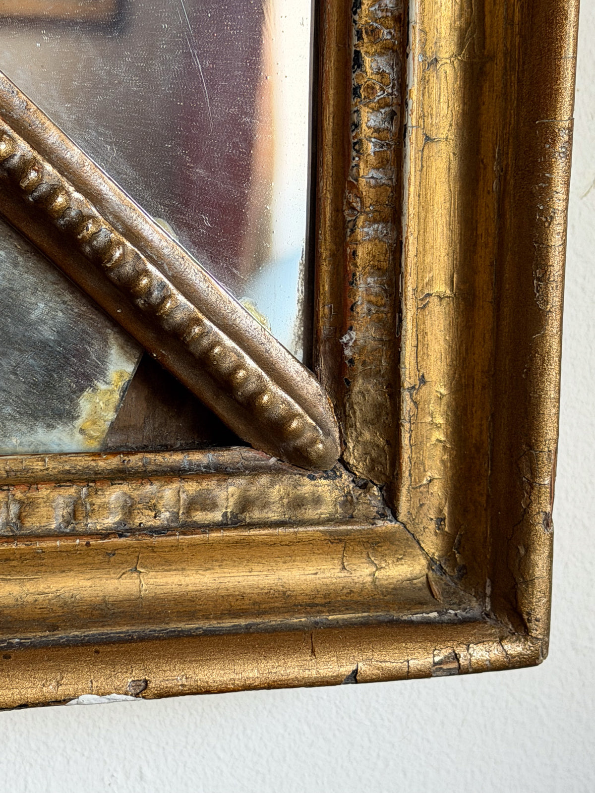 A George III Giltwood Border Mirror