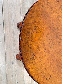 A Regency Burr Elm Pedestal Table