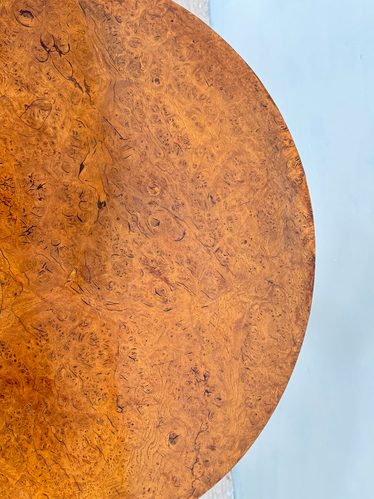 A Regency Burr Elm Pedestal Table