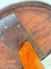 A Regency Burr Elm Pedestal Table