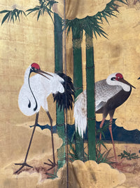 A Late 18th Century Japanese Six Panel Byobu