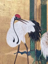 A Late 18th Century Japanese Six Panel Byobu