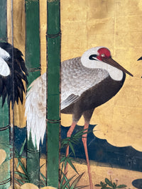 A Late 18th Century Japanese Six Panel Byobu