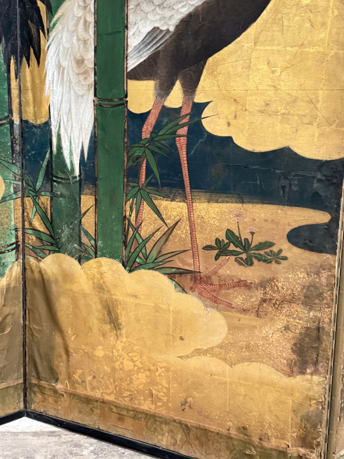 A Late 18th Century Japanese Six Panel Byobu