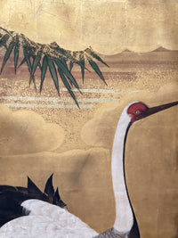 A Late 18th Century Japanese Six Panel Byobu