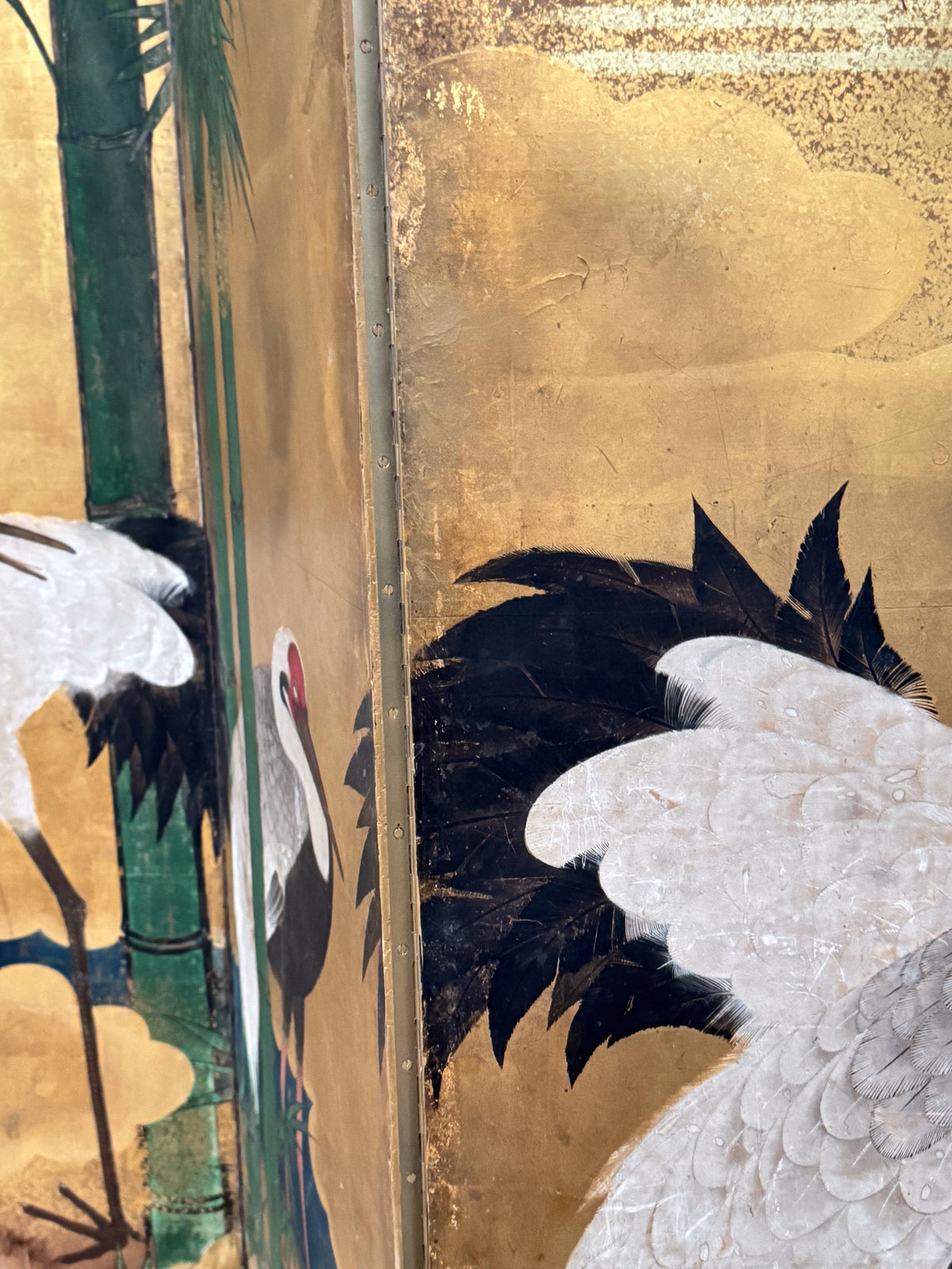 A Late 18th Century Japanese Six Panel Byobu