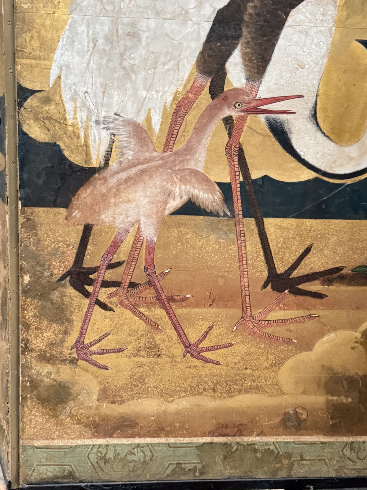 A Late 18th Century Japanese Six Panel Byobu