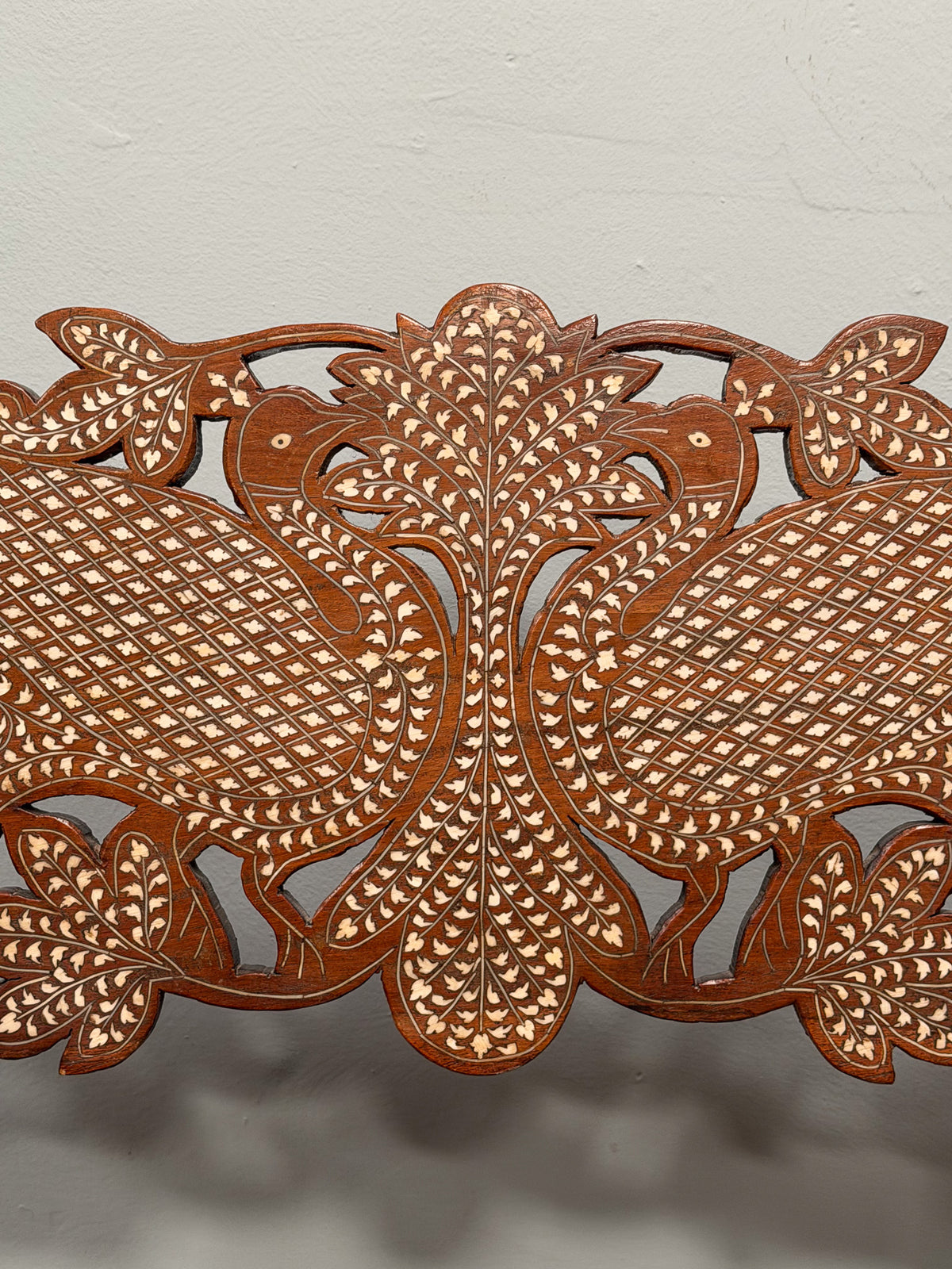 A Pair of 19th Century Savonarola Inlaid Chairs