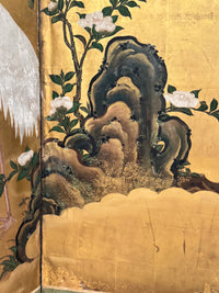 A Late 18th Century Japanese Six Panel Byobu