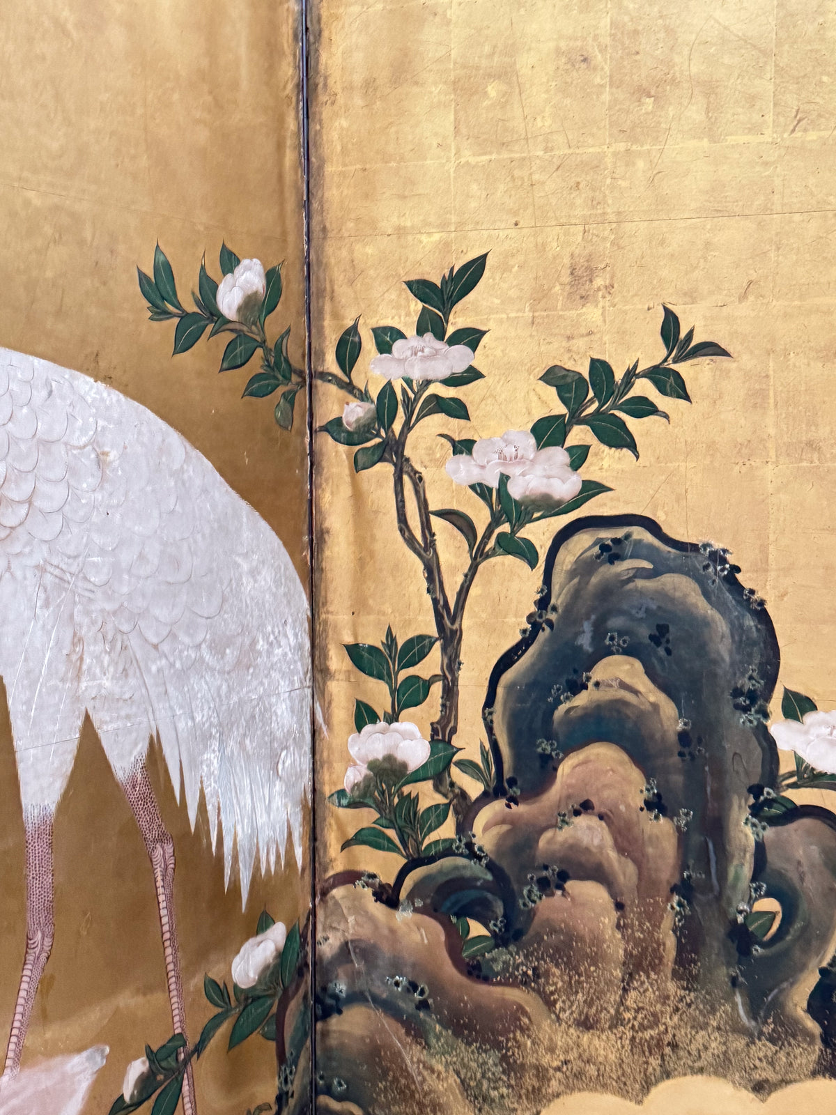 A Late 18th Century Japanese Six Panel Byobu