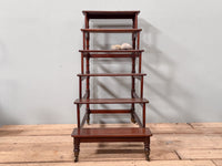 A Set of 19th Century Mahogany Library Steps