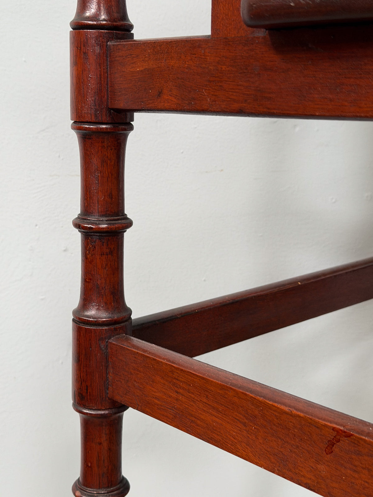 A Set of 19th Century Mahogany Library Steps