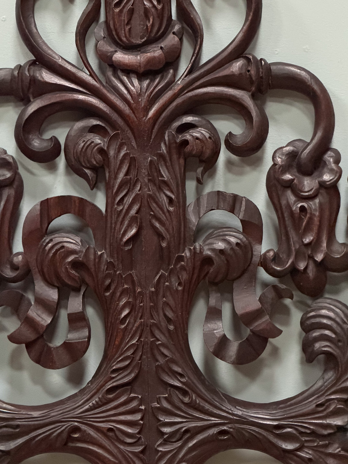 A Pair of Late 19th Century Oak Bed Heads