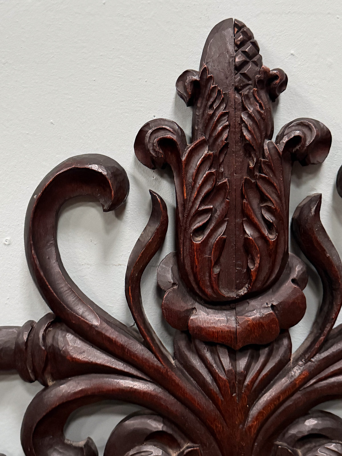 A Pair of Late 19th Century Oak Bed Heads
